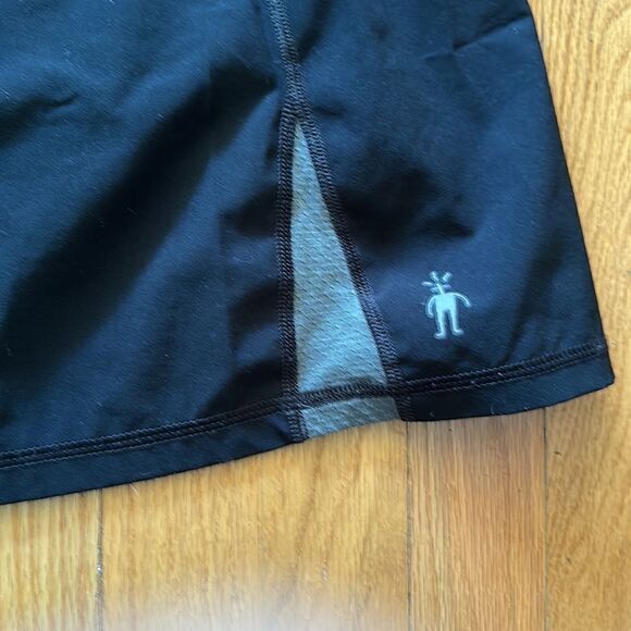 Smartwool M skirt black and grey elastic waist 75% merino wool blend good cond - Picture 2 of 6